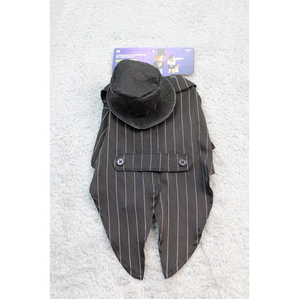 Bootique Dia de los Muertos Skeleton Pet Dog Costume Set Size M